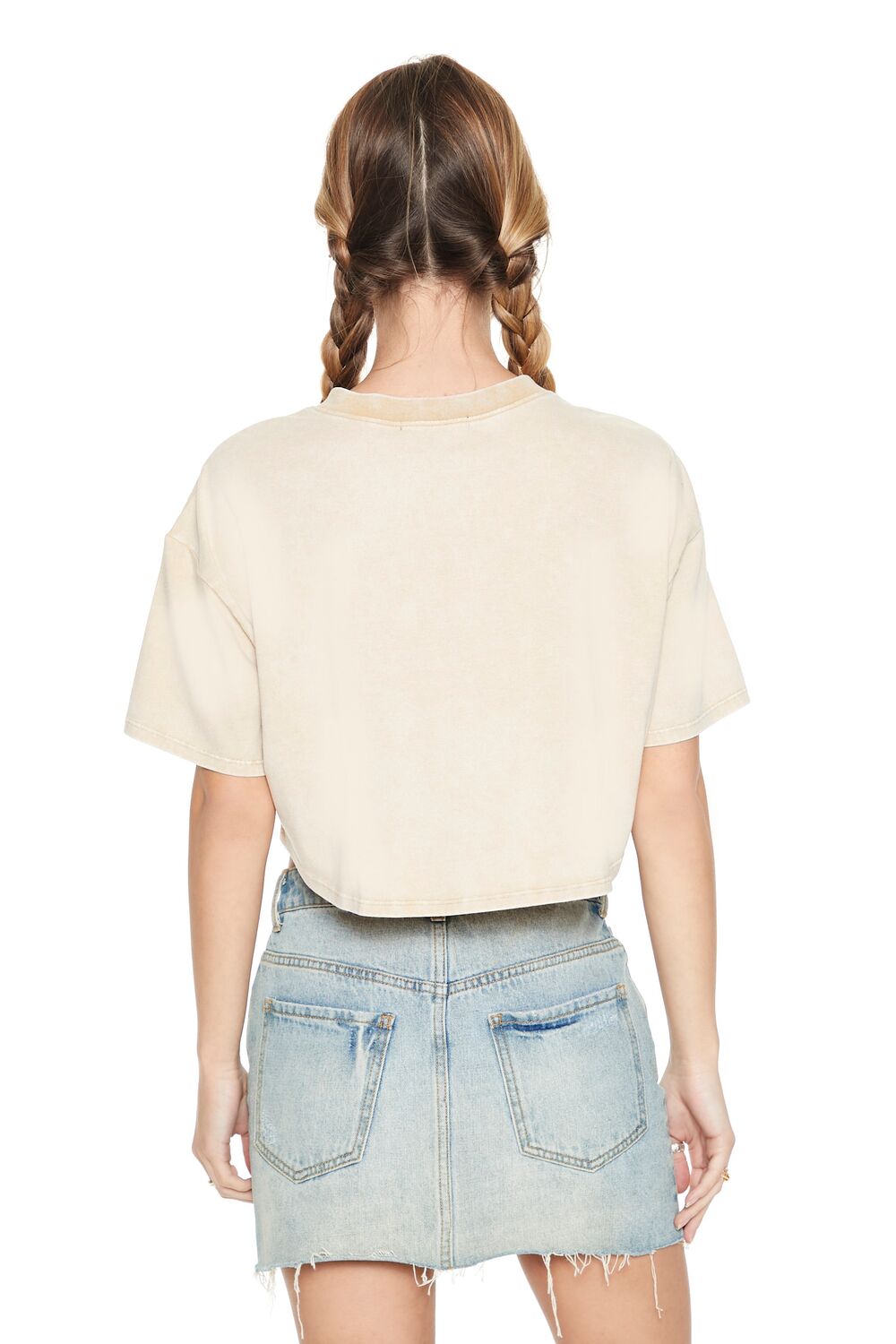 California Graphic Cutout Crop Top - Image 3
