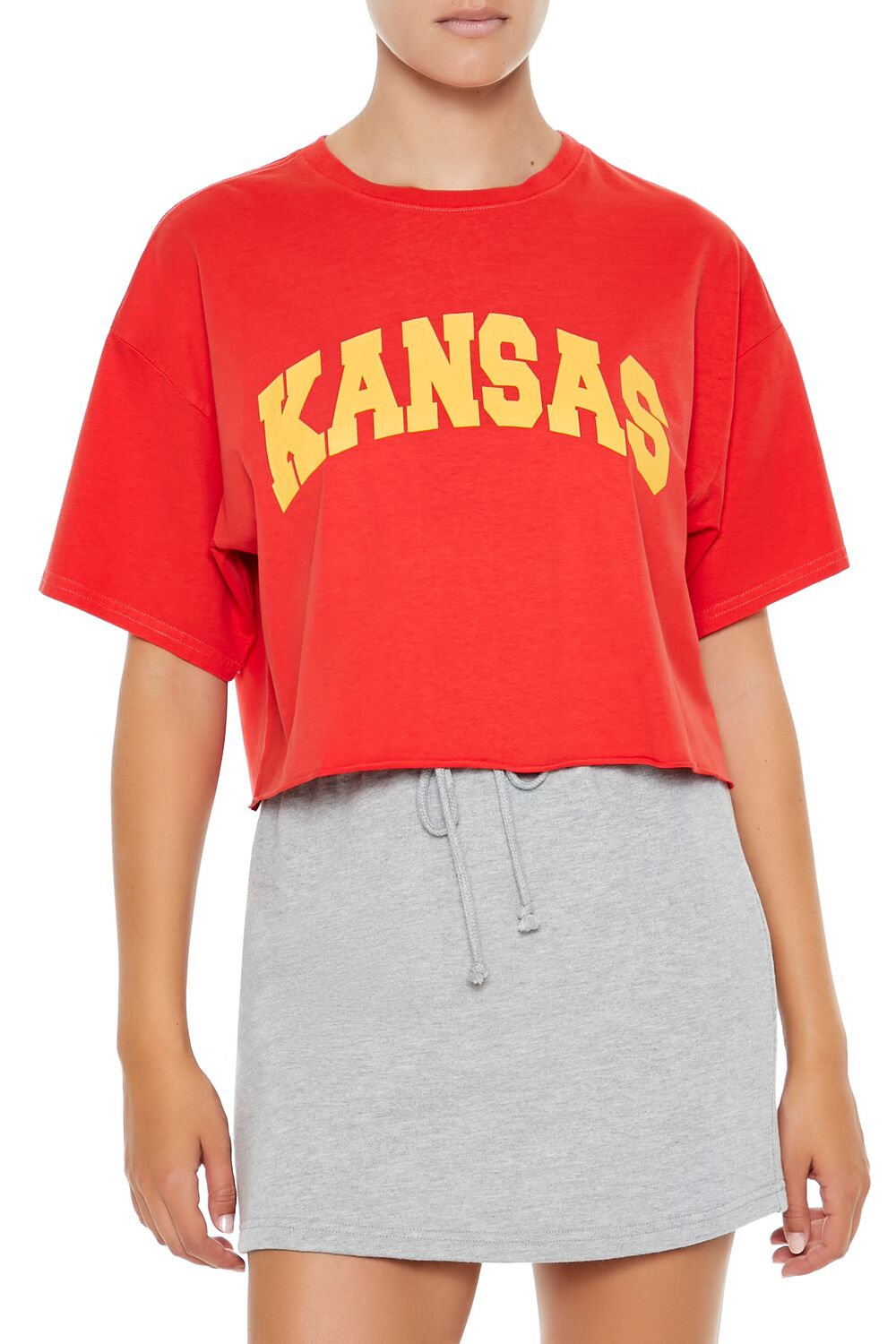 Kansas Graphic Cropped Tee
