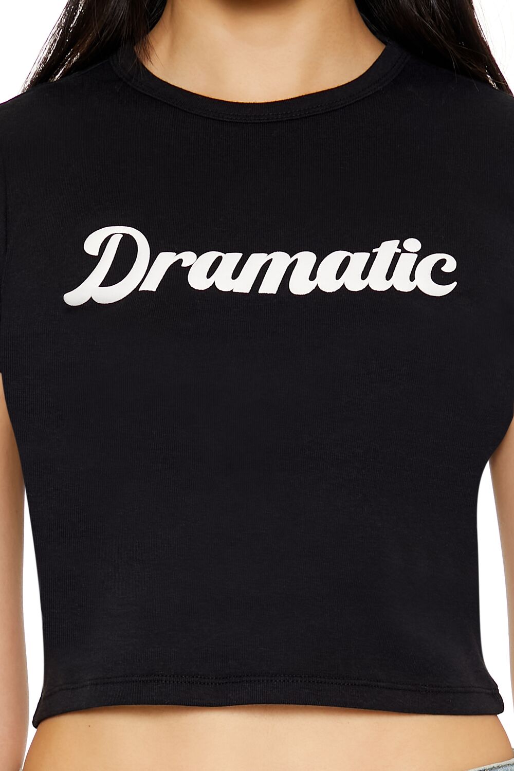 Dramatic Graphic Baby Tee - Image 3